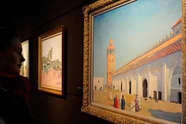 لوحة أخرى رسمها تشرشل لمراكش