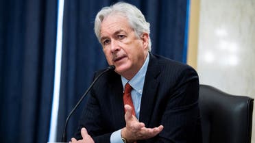 William Burns, nominee for Central Intelligence Agency (CIA) director, testifies during his Senate Intelligence Committee hearing, Feb. 24, 2021. (Reuters)