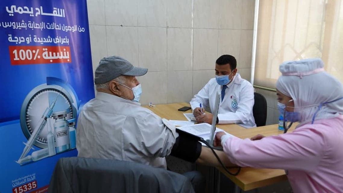 حملة التطعيم بلقاح كورونا في مصر