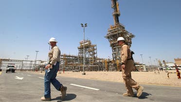 File photo of West Qurna-1 oilfield, which is operated by ExxonMobil, near Basra, Iraq. (Reuters)