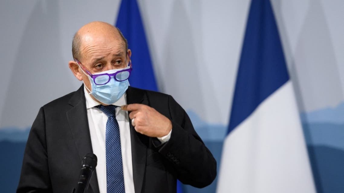 وزير خارجية فرنسا jean-yves le drian