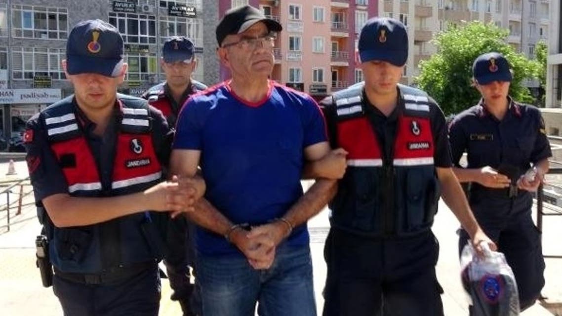 Mustafa Ali Yilmaz in custody for the shooting death of his daughter. (Twitter)