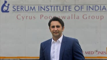 Adar Poonawalla, Chief Executive Officer (CEO) of the Serum Institute of India poses for a picture at the Serum Institute of India, Pune, India. (Reuters)