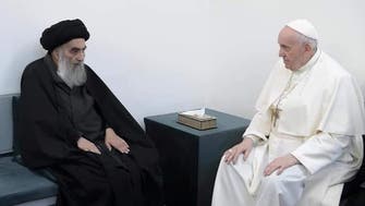 Pope Francis holds historic meeting with top Shia cleric Sistani in Iraq's Najaf
