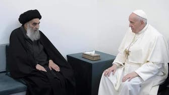 دیدار بی‌سابقه پاپ فرانسیس با علی سیستانی در نجف