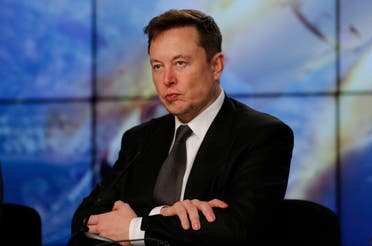 SpaceX founder and chief engineer Elon Musk reacts at a post-launch news conference to discuss the SpaceX Crew Dragon astronaut capsule in-flight abort test at the Kennedy Space Center in Cape Canaveral, Florida, U.S. January 19, 2020. (Reuters)