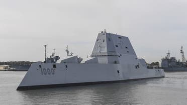 the-guided-missile-destroyer-uss-zumwalt-transits-naval-news-photo-1614725512