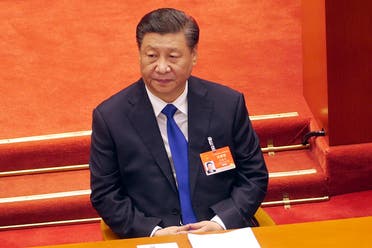 Chinese President Xi Jinping attends a plenary session of China's National People's Congress (NPC) the Great Hall of the People in Beijing, Monday, March 8, 2021. (File photo: AP)