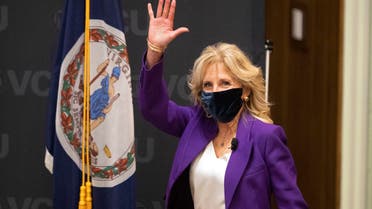 US First Lady Jill Biden is introduced before a panel discussion on cancer research and care at the Massey Cancer Center at Virginia Commonwealth University in Richmond, Virginia on February 24, 2021. (File photo: AFP)