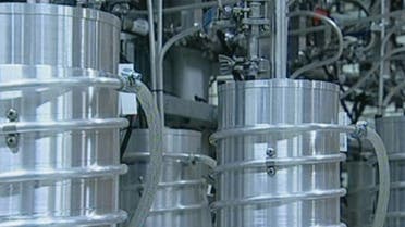 An image grab taken from a broadcast on February 15, 2012 on the state-run Press TV shows centrifuges at Iran's Nantanz nuclear site. Iran has said that is has actived a new generation of centrifuges at Natanz and they are three times more productive. AFP PHOTO/PRESS TV