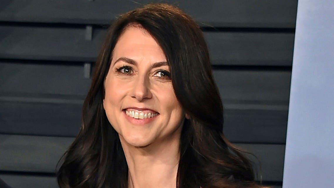 In this March 4, 2018, file photo, then-MacKenzie Bezos arrives at the Vanity Fair Oscar Party in Beverly Hills, Calif. (Evan Agostini/Invision/AP)