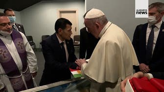 Pope Francis meets father of drowned Syrian boy