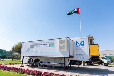 Wellness on Wheels mobile vaccination clinics in Dubai, UAE. (Twitter)