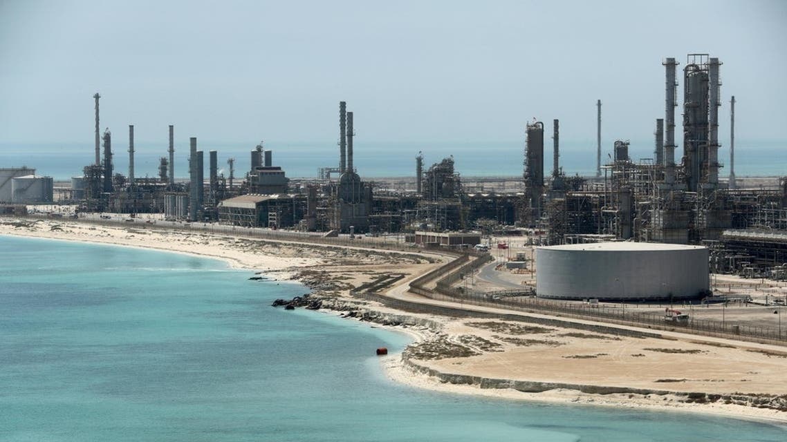 Saudi Aramco’s Ras Tanura oil refinery and terminal on May 21, 2018. (Reuters)