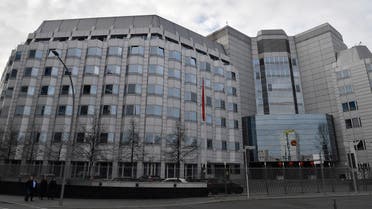 This picture taken on January 15, 2020 shows the Chinese embassy in Berlin. (John MacDougall/AFP)