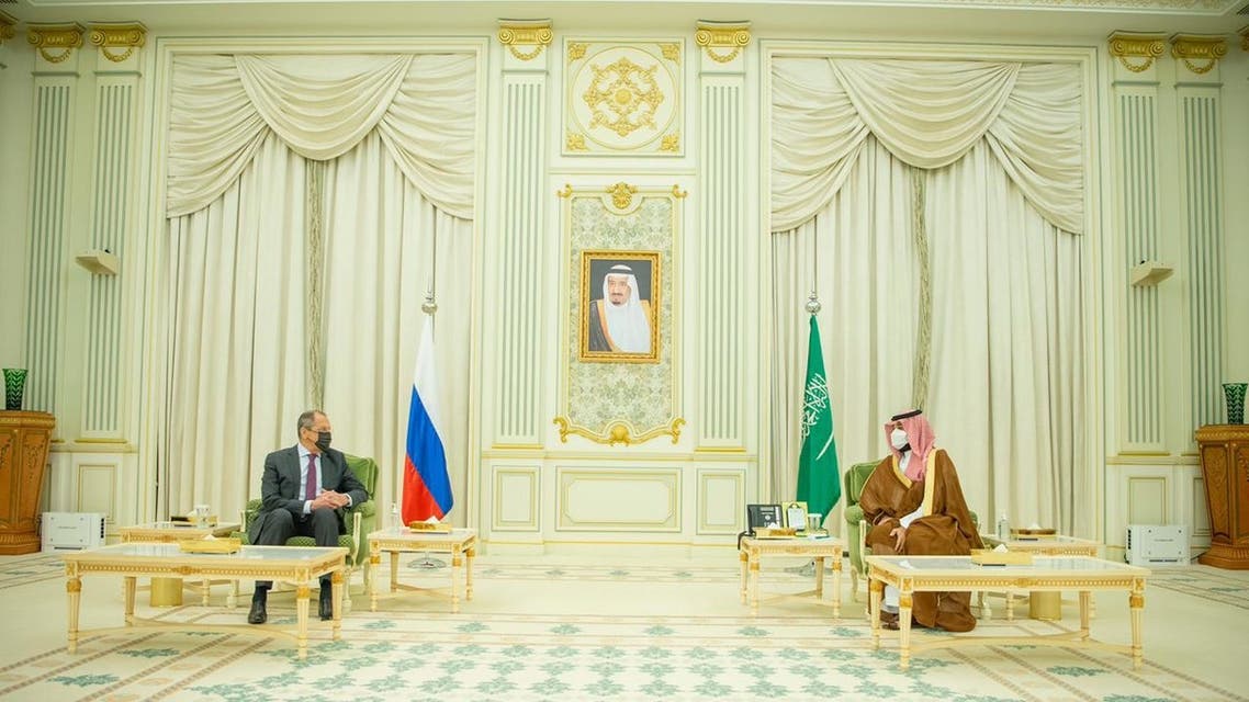 محمد بن سلمان ووزير خارجية روسيا