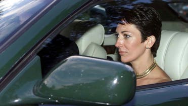  FILE - In this Sept. 2, 2000 file photo, British socialite Ghislaine Maxwell, driven by Britain's Prince Andrew leaves the wedding of a former girlfriend of the prince, Aurelia Cecil, at the Parish Church of St Michael in Compton Chamberlayne near Salisbury, England. The FBI said Thursday July 2, 2020, Ghislaine Maxwell, who was accused by many women of helping procure underage sex partners for Jeffrey Epstein, has been arrested in New Hampshire. (Chris Ison/PA via AP, File)