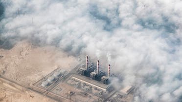 This picture taken on January 6, 2021 shows an aerial view of a factory on the southern outskirts of Egypt's capital Cairo. (File photo: AFP)