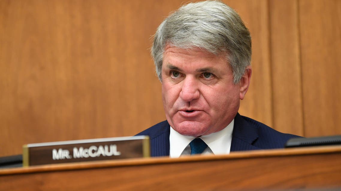 Michael McCaul, Republican from Texas and ranking member of the House Foreign Affairs Committee, speaks during a House Committee on Foreign Affairs hearing looking into the firing of State Department Inspector General Steven Linick, on Capitol Hill in Washington, U.S., September 16, 2020. Stefani Reynolds/Pool via REUTERS