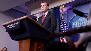 White House National Security Advisor Jake Sullivan delivers remarks during a press briefing at the White House in Washington, U.S., March 12, 2021. REUTERS/Tom Brenner