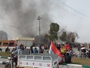 تظاهرات العراق تتجدد.. إغلاق طرق بالناصرية وإطلاق غاز بالنجف