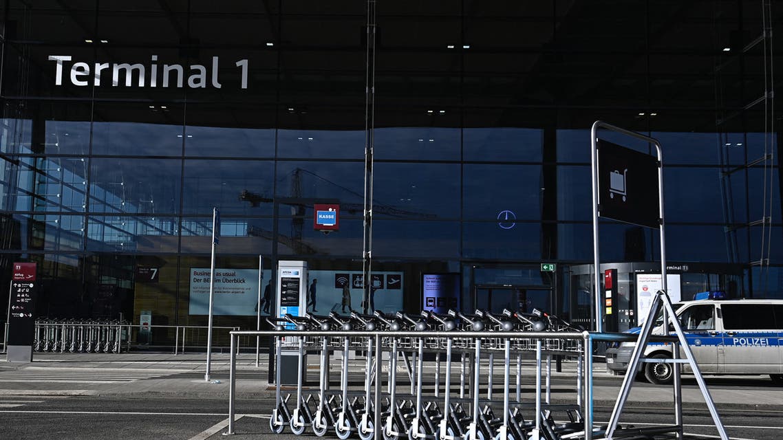 Terminal 1 is pictured at Berlin Brandenburg BER airport Willy-Brandt in Schoenefeld near Berlin on February 20, 2021. (File photo: AFP)