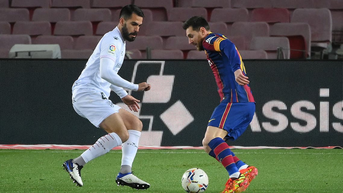 ميسي برشلونة هويسكا