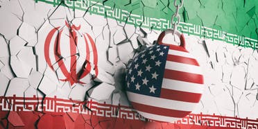 إيران وأميركا تعبيرية