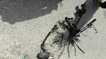From the scene of an explosion in southeastern Iran. (Supplied)