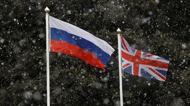 Flags of Russia and the United Kingdom. (File photo: Reuters)