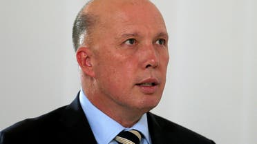 Australian Minister of Home Affairs Peter Dutton. (File photo: Reuters)
