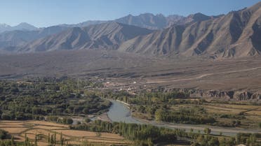 River Indus flows through Leh, in the Ladakh region, on September 14, 2020. (Reuters)