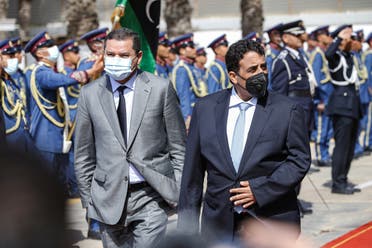 محمد المنفي وعبدالحميد الدبيبة