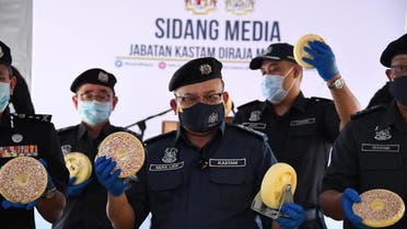 Malaysia’s customs seized 94.8 million Captagon pills, containing amphetamine worth $1.26 billion (5.2 Malaysian Ringgit). (Supplied)