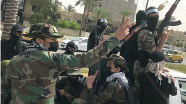 استعراض  ميليشيا ربع الله في بغداد العراق 25 مارس 2021