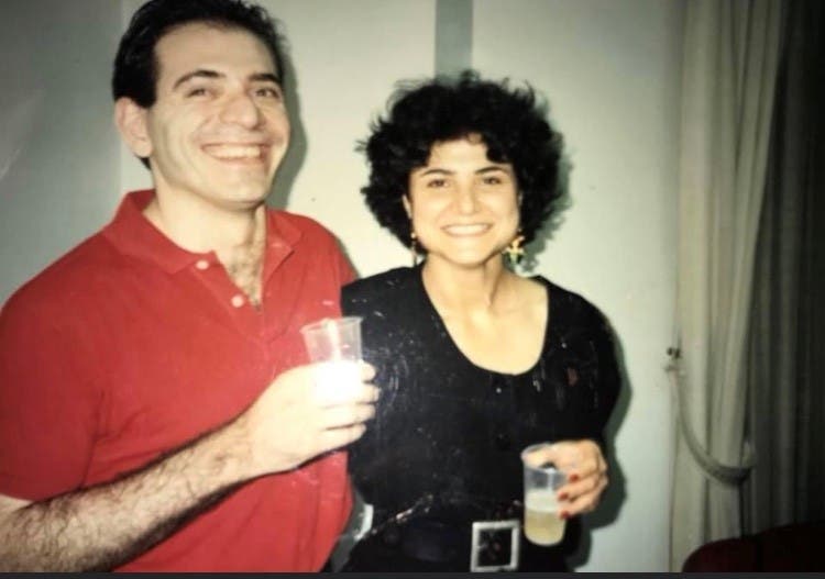 Lokman Slim and his sister Rasha al-Ameer. (Image supplied by Rasha al-Almeer)