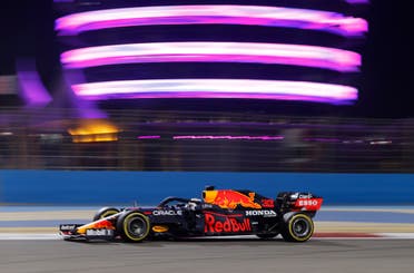Red Bull's Max Verstappen in action during practice. (Reuters)