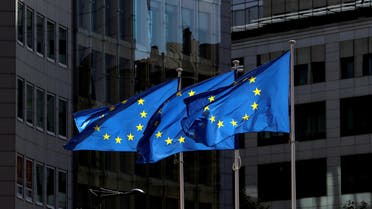 European Union flags flutter outside the European Commission headquarters in Brussels, Belgium August 21, 2020. (File photo: Reuters)
