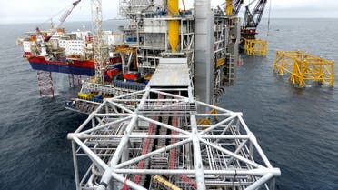 A general view of the Equinor’s Johan Sverdrup oilfield platforms in the North Sea, Norway December 3, 2019. (Reuters/Ints Kalnins)