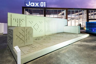 An art installation at JAX creative district in Ad-Diriyah. (Supplied)