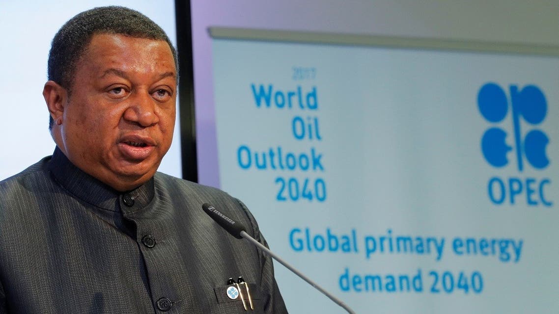 OPEC Secretary-General Mohammad Barkindo addresses a news conference in Vienna, Austria. (File photo: Reuters)