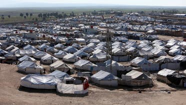 A general view of al-Hol displacement camp in Hasaka governorate, Syria April 2, 2019. (Reuters)