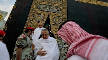 The Prime Minister of Iraq Mustafa al-Kadhimi on Thursday performed the Umrah rituals in Islam’s Holy City of Mecca, Saudi Arabia. (Supplied)