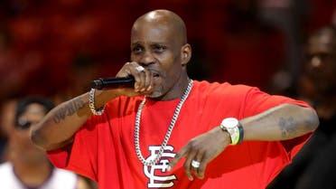 In this file photo taken on July 23, 2017 rapper DMX performs during week five of the BIG3 three on three basketball league at UIC Pavilion in Chicago, Illinois. (AFP)