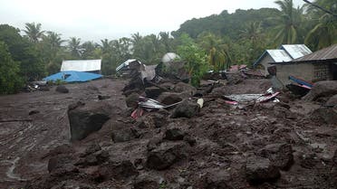  The aftermath of a flash flood in the village of Lamanele on East Flores, where at least 23 people were killed and two missing after early morning flash floods. (AFP)