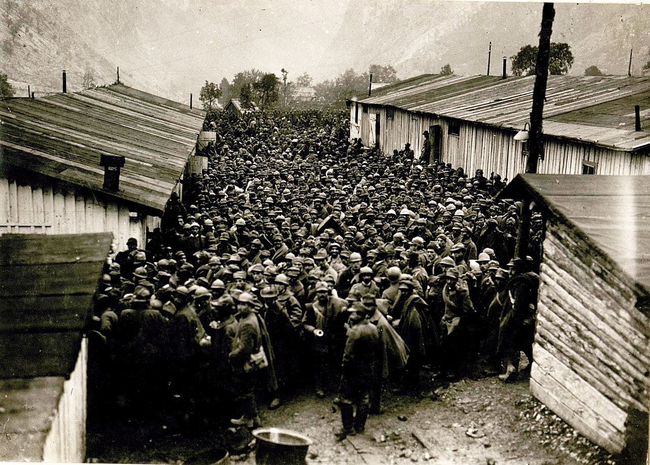 Italian Prisoners of War after the Battle of Caporetto