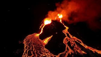 New lava stream flows from Iceland’s volcano near Mount Fagradalsfjall