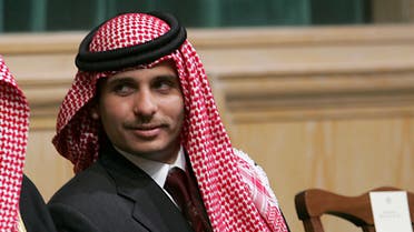 Prince Hamzah Binal-Hussein attends the opening of the parliament in Amman, Jordan. (AP)
