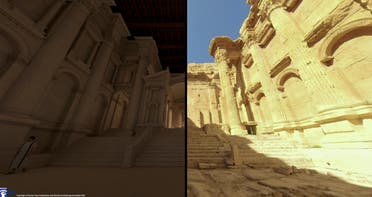 Lebanon's Baalbek ruins recreated digitally for a virtual tour app. (Flyover Zone)