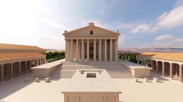 A look into the recreated temples of Baalbek made for a virtual tour app. (Flyover Zone)